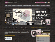 Tablet Screenshot of kingsoundstudios.com.au